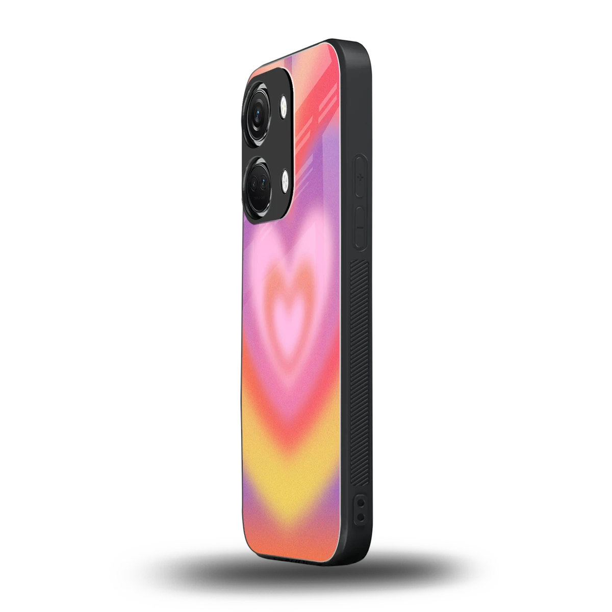 Y2K Rainbow Hearts oneplus nord 3 mobile cover | shockproof glass phone case