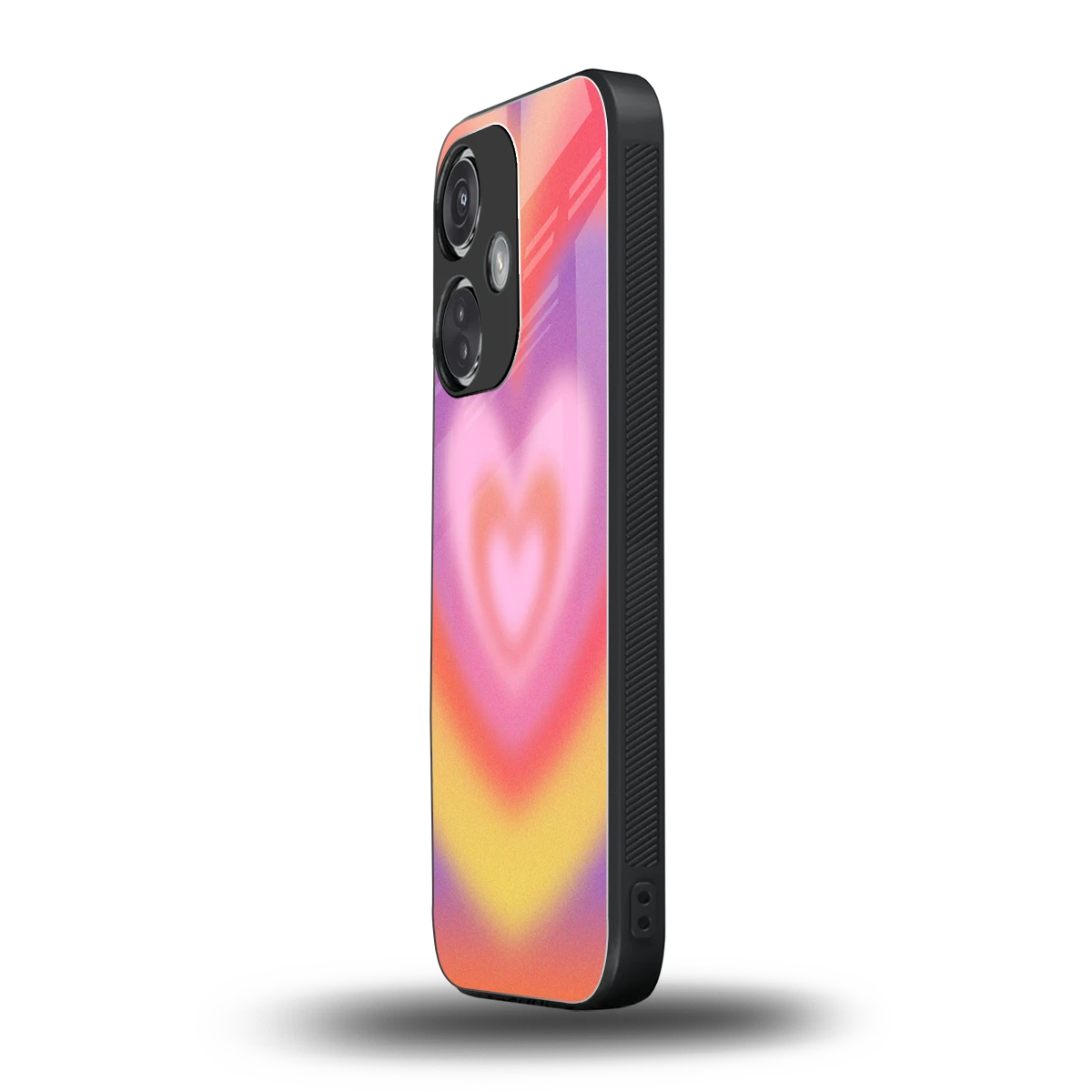 Y2K Rainbow Hearts oneplus nord ce 3 mobile cover | shockproof glass phone case