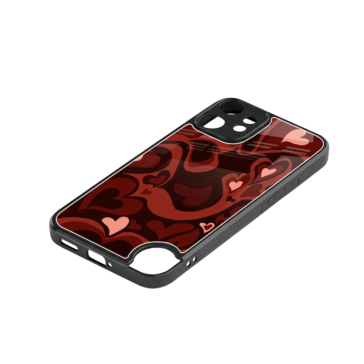 Y2K Red Meltdown Hearts stylish phone case for cmf nothing phone 2 pro | glossy glass and slim fit