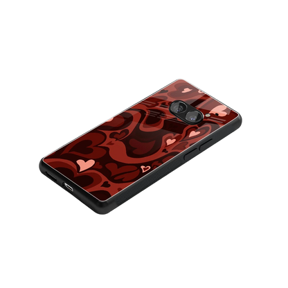 Y2K Red Meltdown Hearts stylish phone case for nothing phone 2a plus | glossy glass and slim fit
