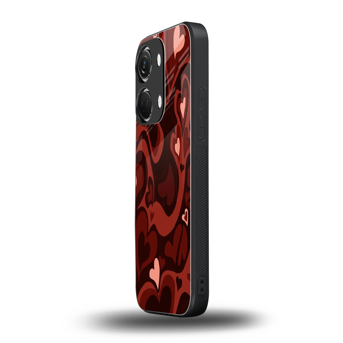 Y2K Red Meltdown Hearts oneplus nord 3 mobile cover | shockproof glass phone case