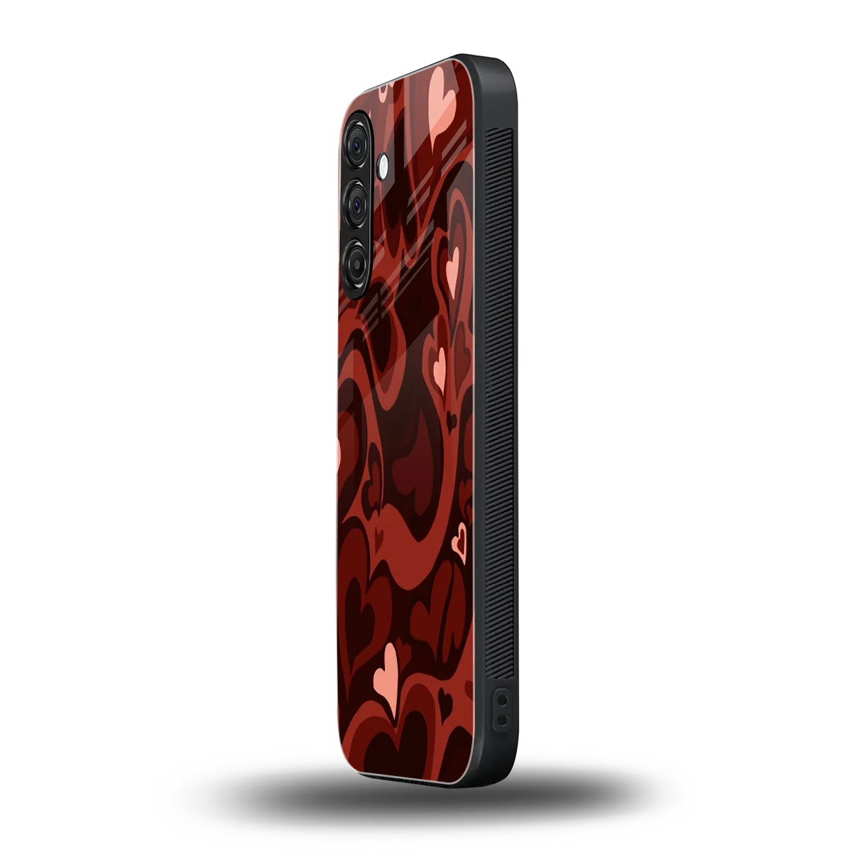 Y2K Red Meltdown Hearts samsung galaxy a37 5g mobile cover | shockproof glass phone case