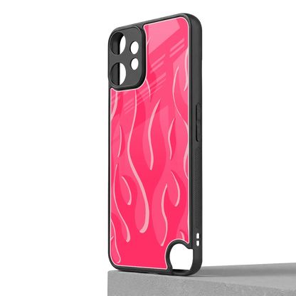Y2K Retro Hot Pink Flames cmf nothing phone 2 pro mobile cover | shockproof glass phone case