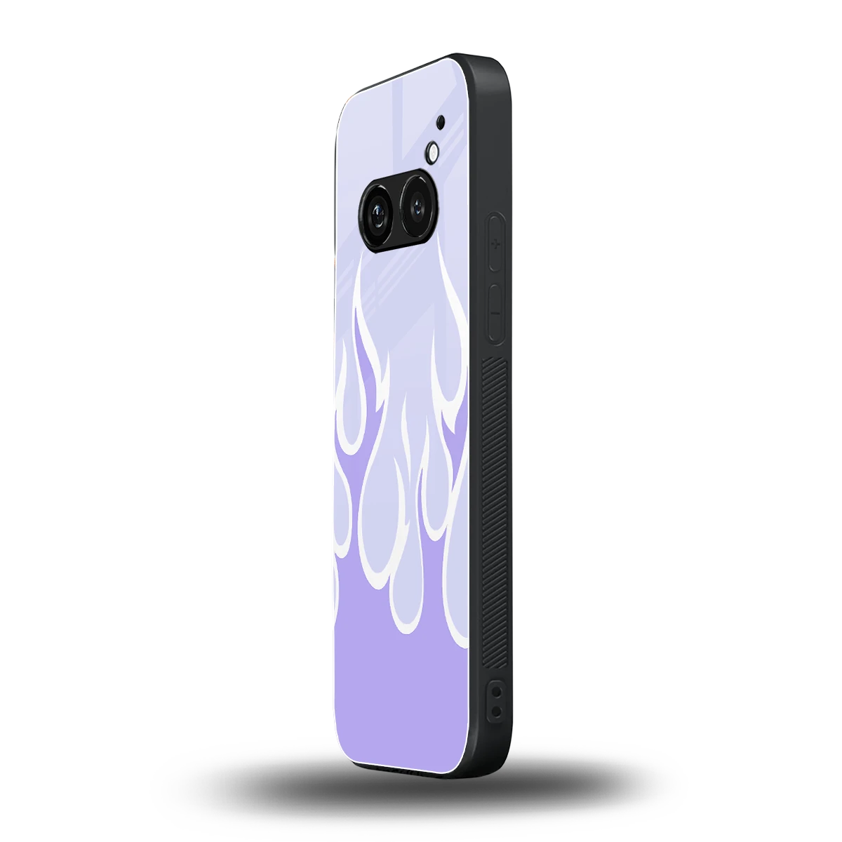 Y2K Retro Purple Flames nothing phone 2a plus mobile cover | shockproof glass phone case