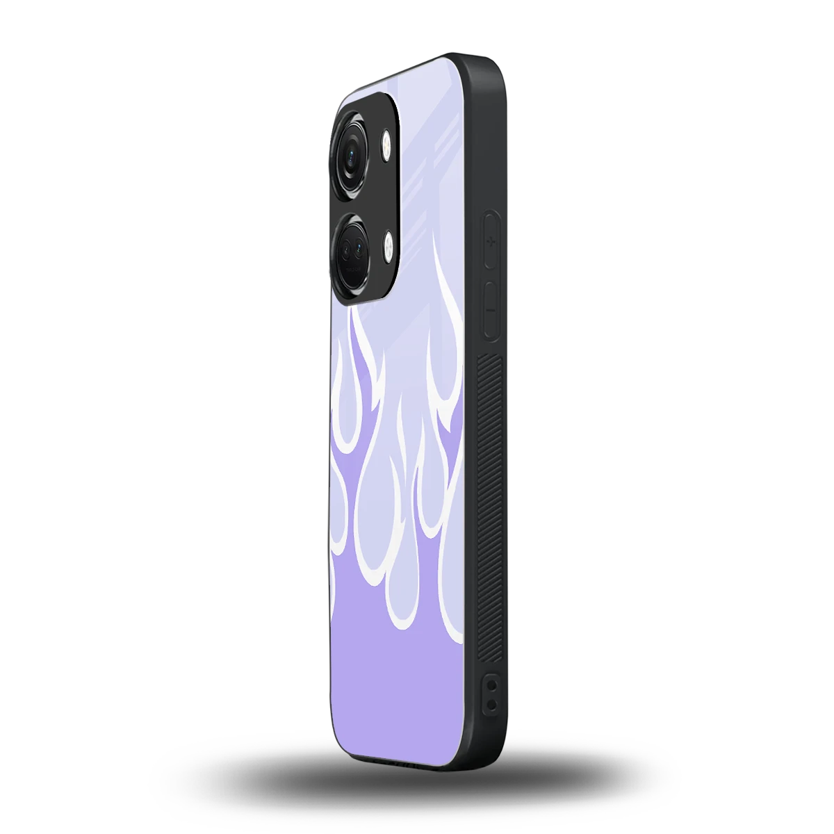Y2K Retro Purple Flames oneplus nord 3 mobile cover | shockproof glass phone case