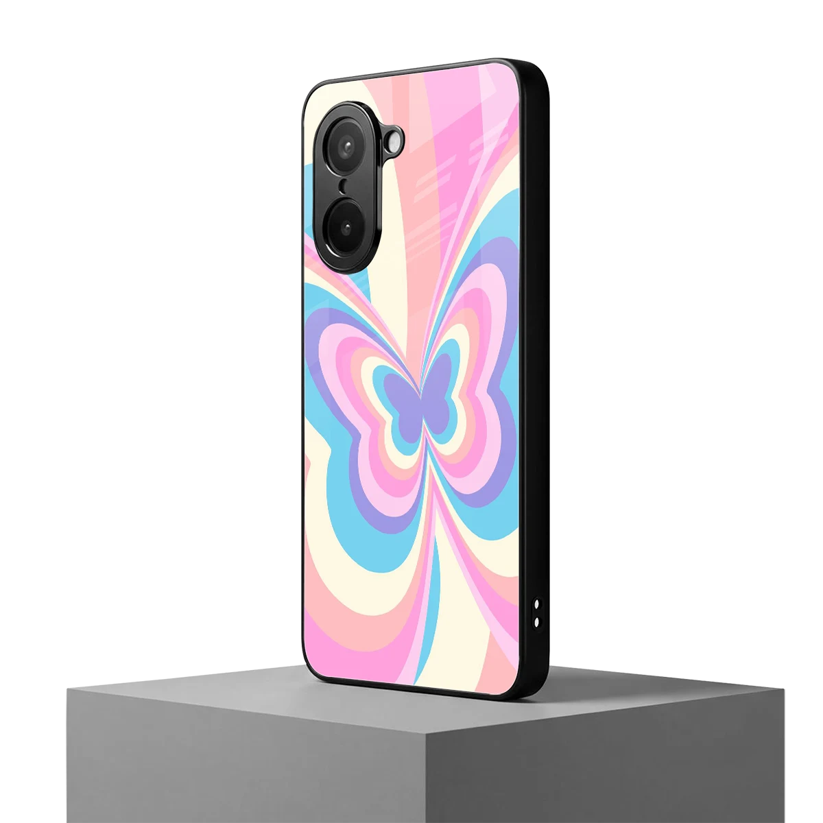 Y2K Vibrant Butterfly oneplus nord ce5 5g mobile cover | shockproof glass phone case