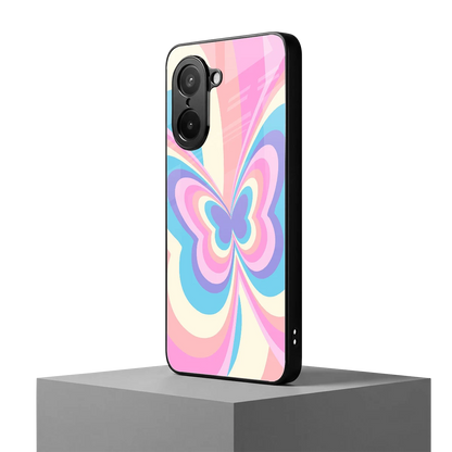 Y2K Vibrant Butterfly oneplus nord ce5 5g mobile cover | shockproof glass phone case