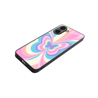 Y2K Vibrant Butterfly stylish phone case for oneplus nord ce5 5g | glossy glass and slim fit