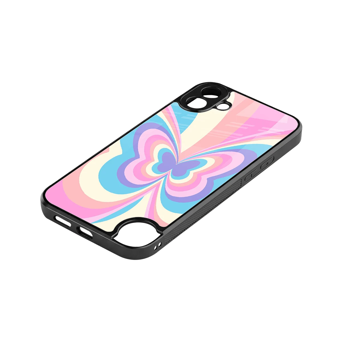 Y2K Vibrant Butterfly stylish phone case for cmf nothing phone 1 | glossy glass and slim fit