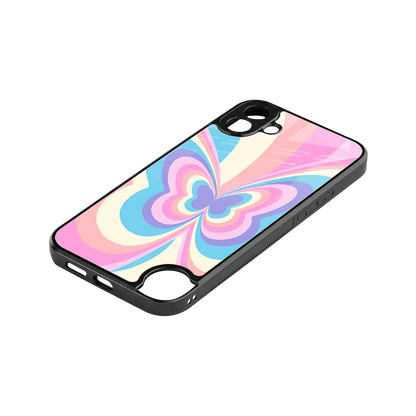 Y2K Vibrant Butterfly stylish phone case for cmf nothing phone 1 | glossy glass and slim fit