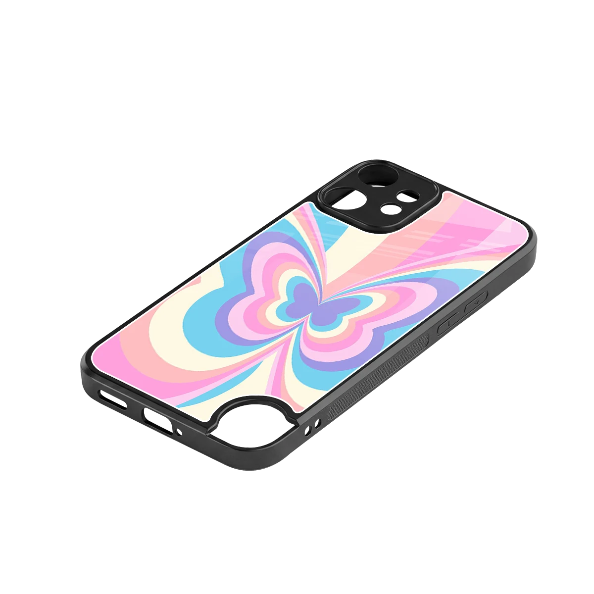 Y2K Vibrant Butterfly stylish phone case for cmf nothing phone 2 pro | glossy glass and slim fit