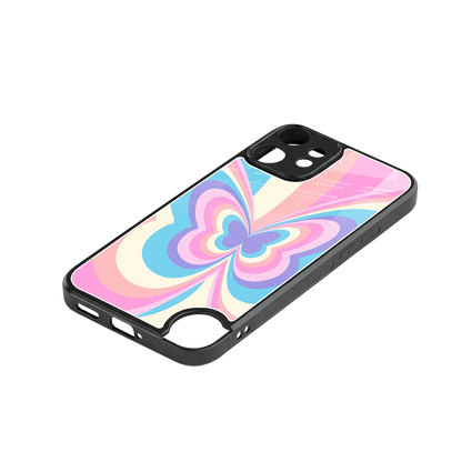 Y2K Vibrant Butterfly stylish phone case for cmf nothing phone 2 pro | glossy glass and slim fit