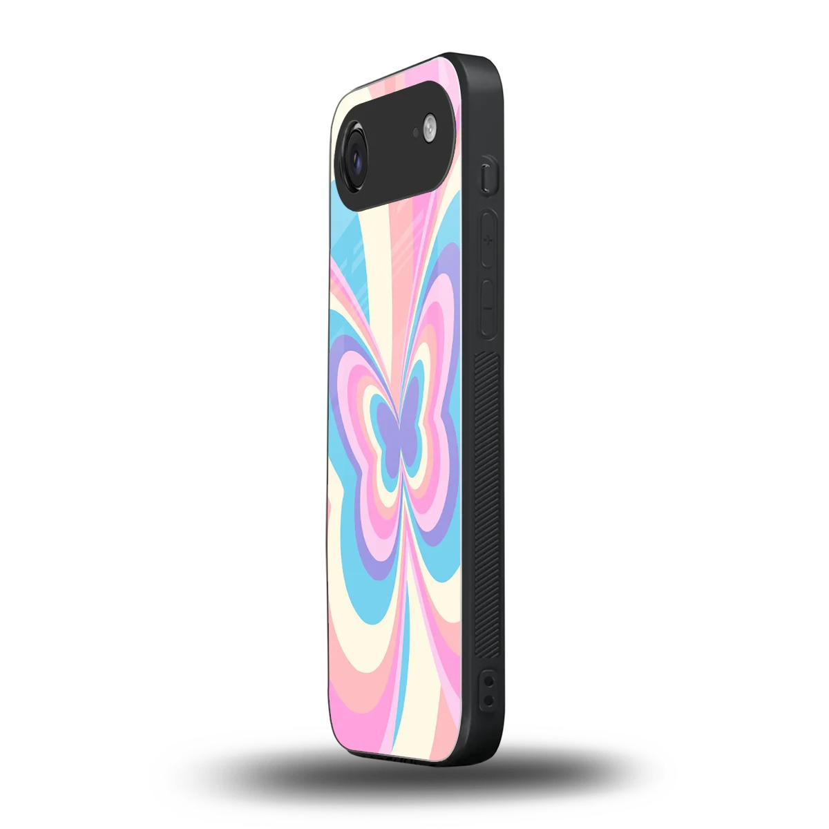 Y2K Vibrant Butterfly iphone air mobile cover | shockproof glass phone case