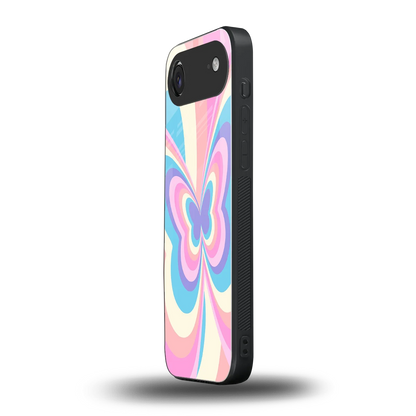 Y2K Vibrant Butterfly iphone air mobile cover | shockproof glass phone case