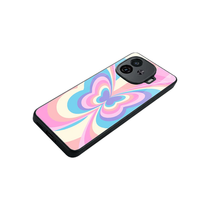 Y2K Vibrant Butterfly stylish phone case for iqoo neo 10r 5g | glossy glass and slim fit