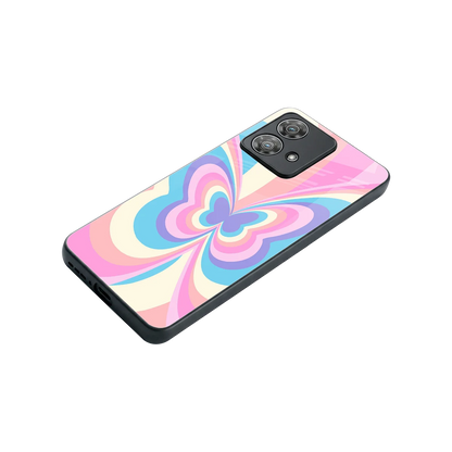Y2K Vibrant Butterfly stylish phone case for motorola edge 40 neo 5g | glossy glass and slim fit