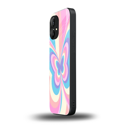 Y2K Vibrant Butterfly nothing phone 1 mobile cover | shockproof glass phone case