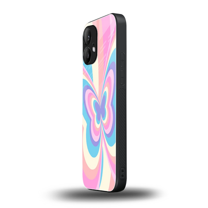 Y2K Vibrant Butterfly nothing phone 2 mobile cover | shockproof glass phone case