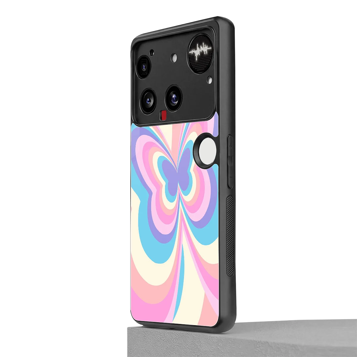 Y2K Vibrant Butterfly nothing phone 3 mobile cover | shockproof glass phone case