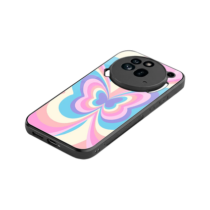 Y2K Vibrant Butterfly stylish phone case for nothing phone 3a pro | glossy glass and slim fit