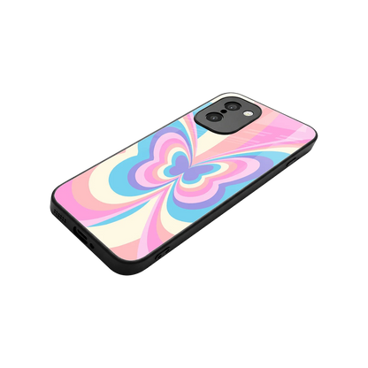 Y2K Vibrant Butterfly stylish phone case for oneplus 15r | glossy glass and slim fit