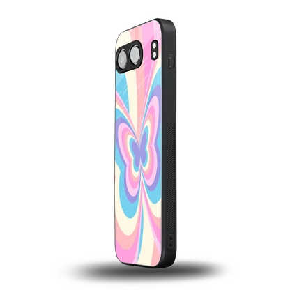 Y2K Vibrant Butterfly oneplus nord 4 mobile cover | shockproof glass phone case