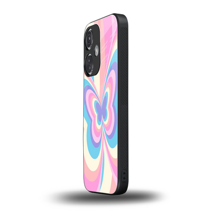 Y2K Vibrant Butterfly oneplus nord ce 3 mobile cover | shockproof glass phone case