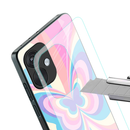 Y2K Vibrant Butterfly stylish phone case for oneplus nord ce 3 | glossy glass and slim fit