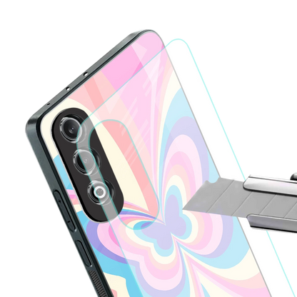 Y2K Vibrant Butterfly stylish phone case for oneplus nord ce 4 | glossy glass and slim fit