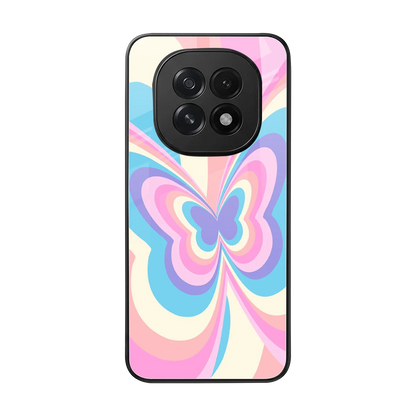 Y2K Vibrant Butterfly back phone cover | glass case for oppo f29 5g