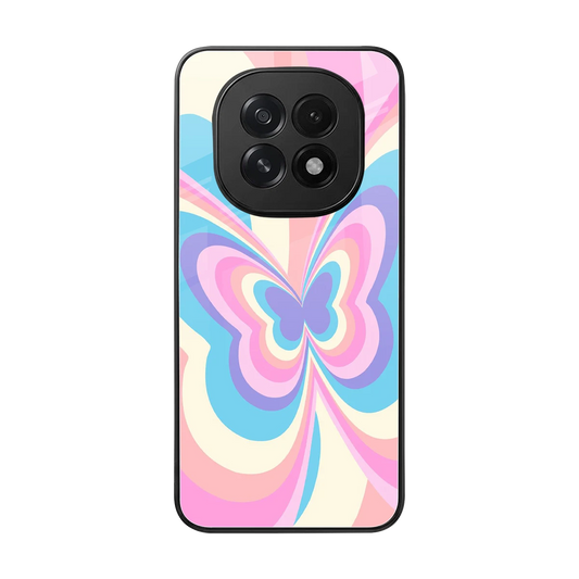 Y2K Vibrant Butterfly back phone cover | glass case for oppo f29 5g
