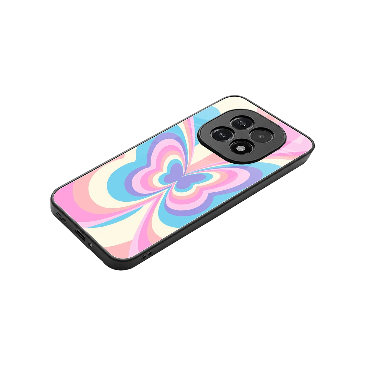 Y2K Vibrant Butterfly stylish phone case for oppo f29 5g | glossy glass and slim fit