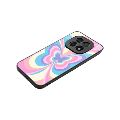Y2K Vibrant Butterfly stylish phone case for oppo f29 5g | glossy glass and slim fit