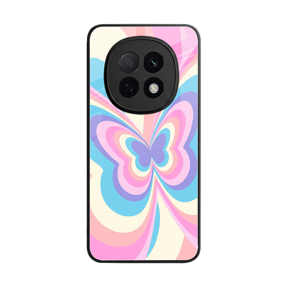 Y2K Vibrant Butterfly back phone cover | glass case for oppo f29 pro 5g