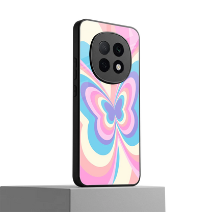 Y2K Vibrant Butterfly oppo f29 pro 5g mobile cover | shockproof glass phone case