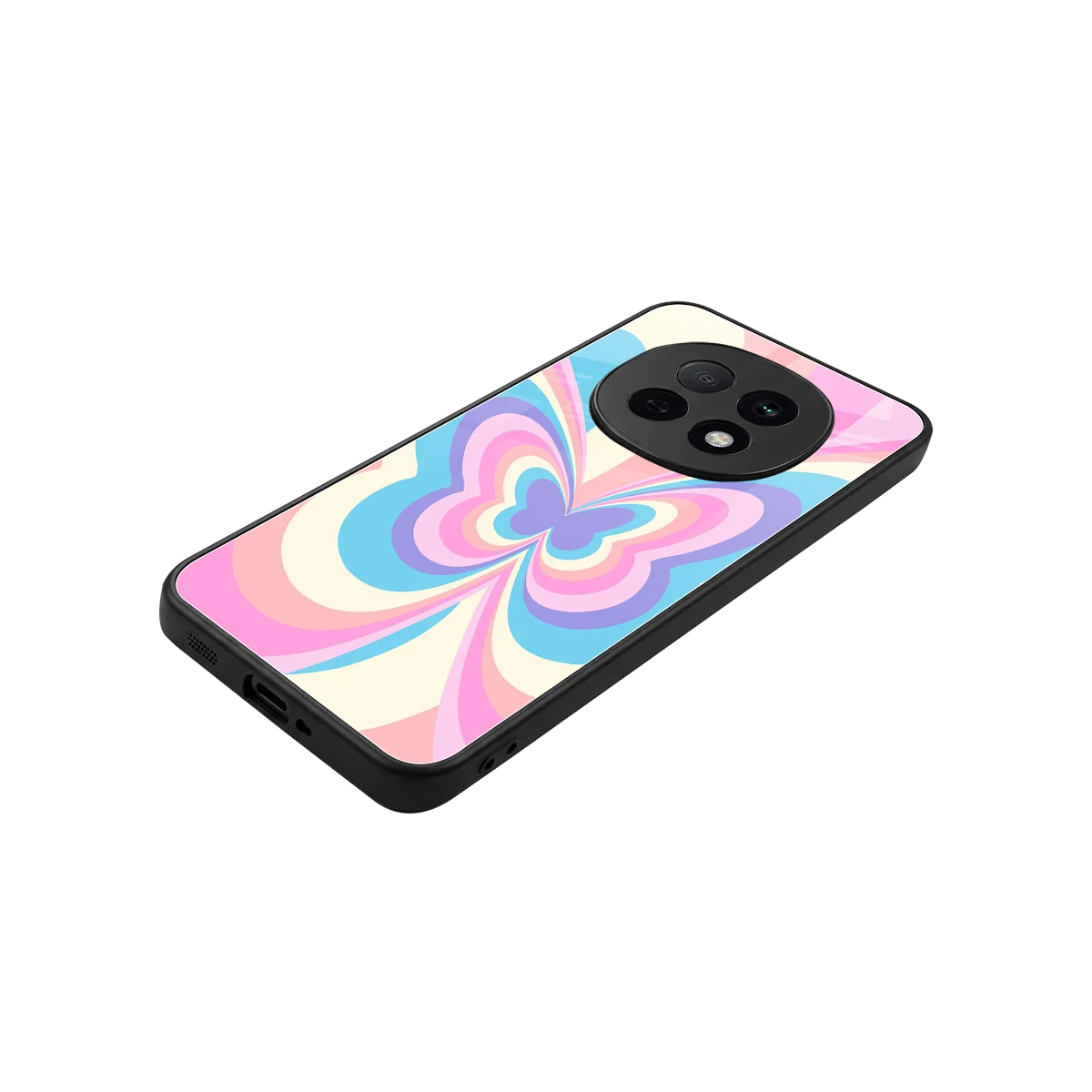 Y2K Vibrant Butterfly stylish phone case for oppo f29 pro 5g | glossy glass and slim fit