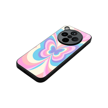 Y2K Vibrant Butterfly stylish phone case for oppo find x8 | glossy glass and slim fit