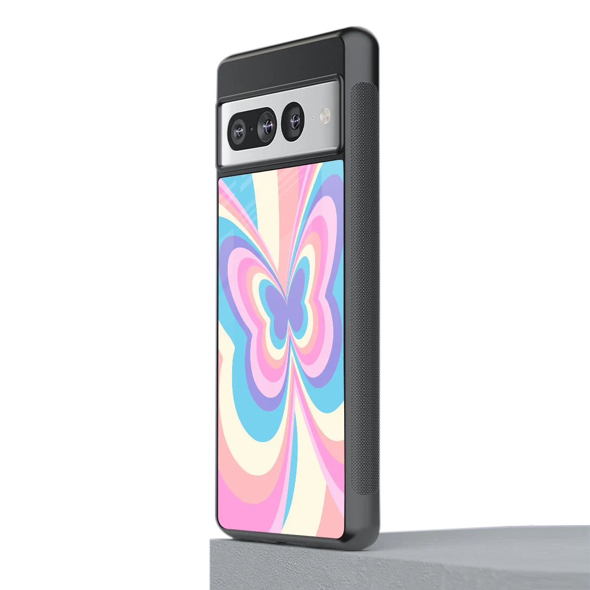 Y2K Vibrant Butterfly stylish phone case for google pixel 7 pro | glossy glass and slim fit