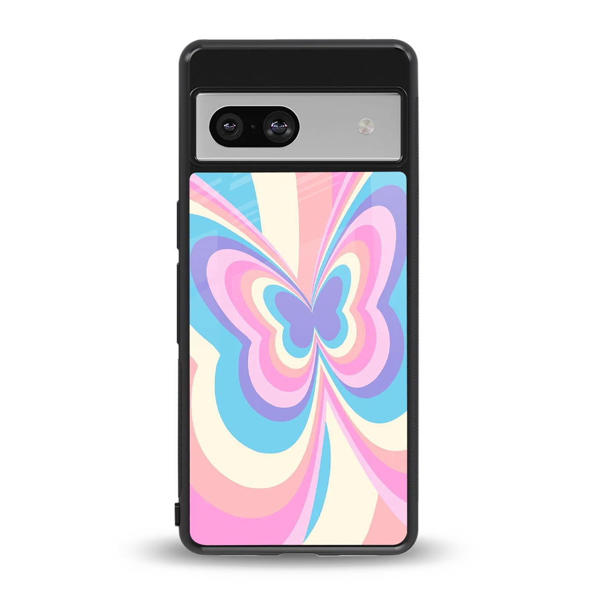 Y2K Vibrant Butterfly back phone cover | glass case for google pixel 7