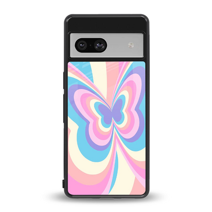 Y2K Vibrant Butterfly back phone cover | glass case for google pixel 7