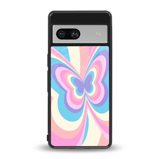 Y2K Vibrant Butterfly back phone cover | glass case for google pixel 7