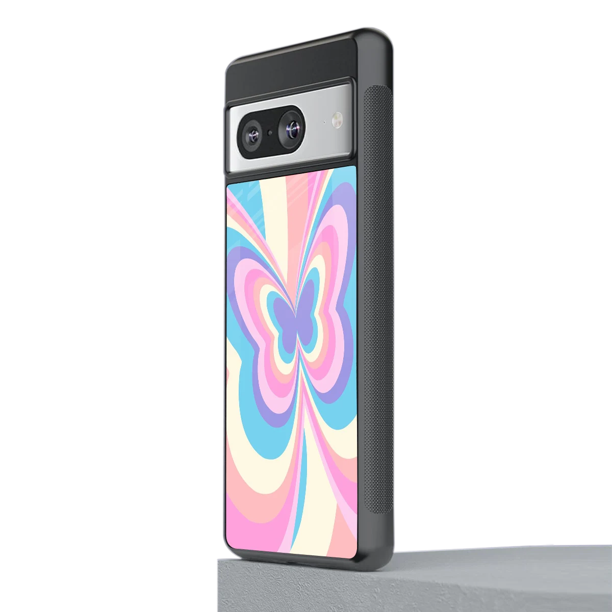 Y2K Vibrant Butterfly stylish phone case for google pixel 8 | glossy glass and slim fit