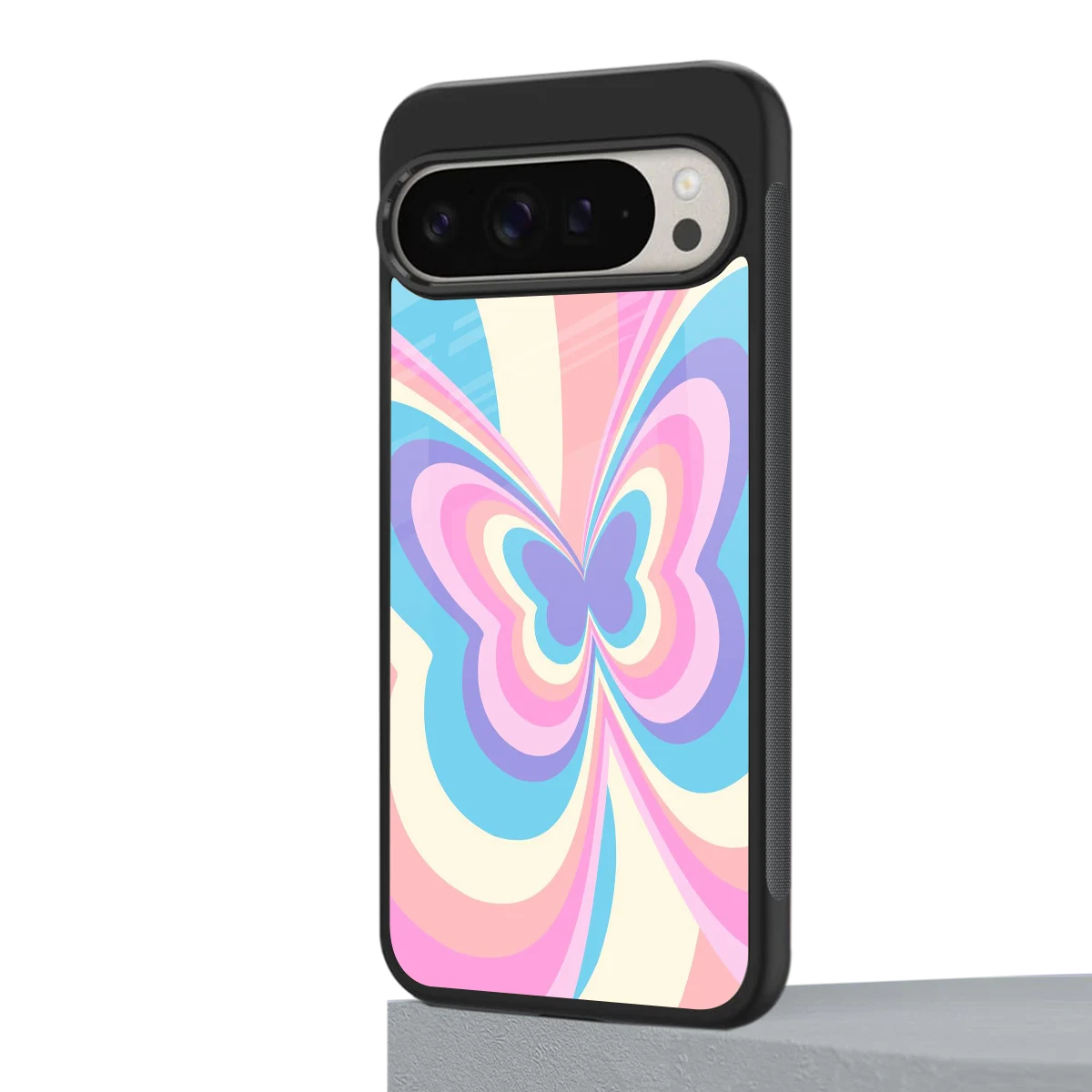 Y2K Vibrant Butterfly google pixel 9 pro xl mobile cover | shockproof glass phone case
