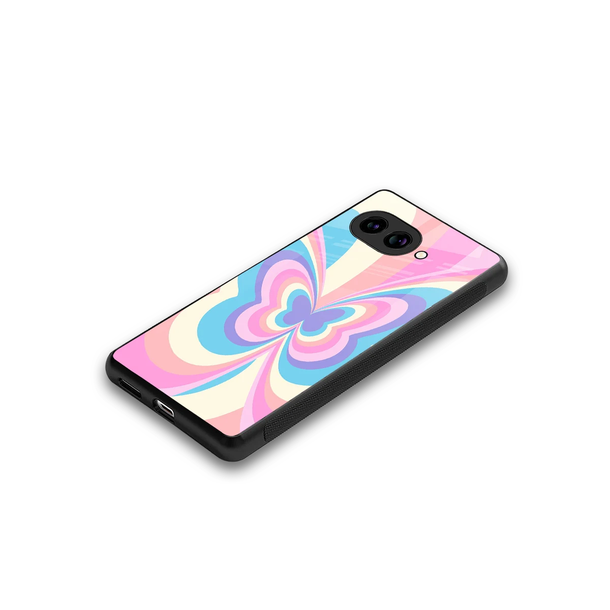 Y2K Vibrant Butterfly stylish phone case for google pixel 9a | glossy glass and slim fit