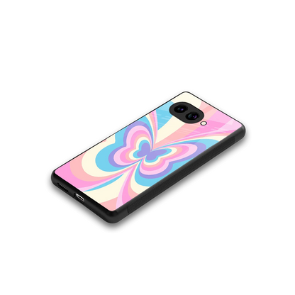 Y2K Vibrant Butterfly stylish phone case for google pixel 9a | glossy glass and slim fit