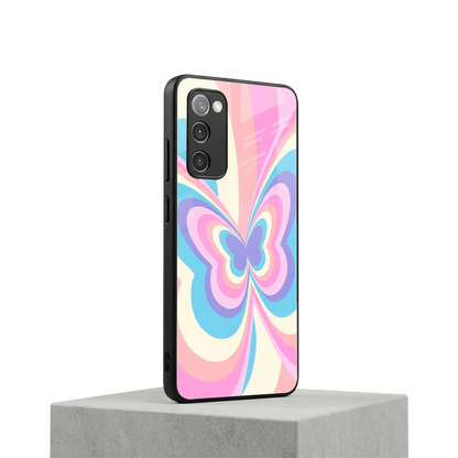 Y2K Vibrant Butterfly samsung galaxy s20 fe mobile cover | shockproof glass phone case