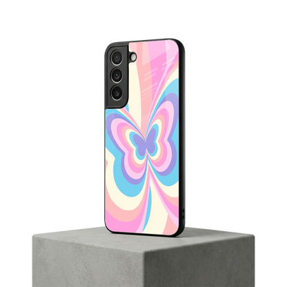 Y2K Vibrant Butterfly samsung galaxy s22 mobile cover | shockproof glass phone case