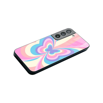 Y2K Vibrant Butterfly stylish phone case for samsung galaxy s22 | glossy glass and slim fit