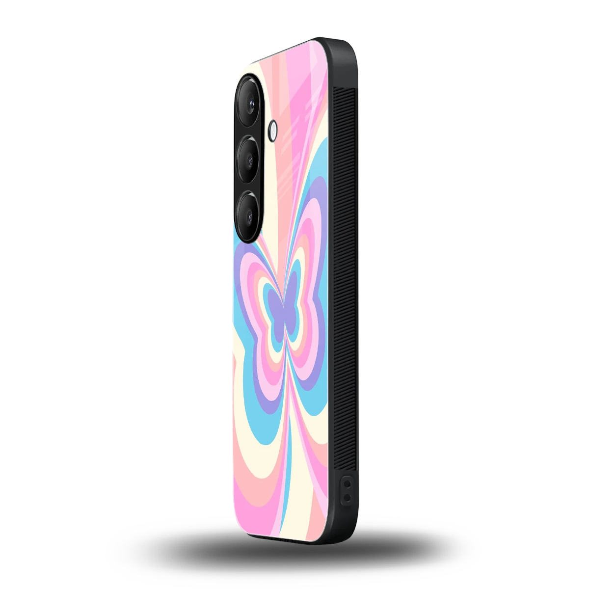 Y2K Vibrant Butterfly samsung galaxy s23 fe mobile cover | shockproof glass phone case