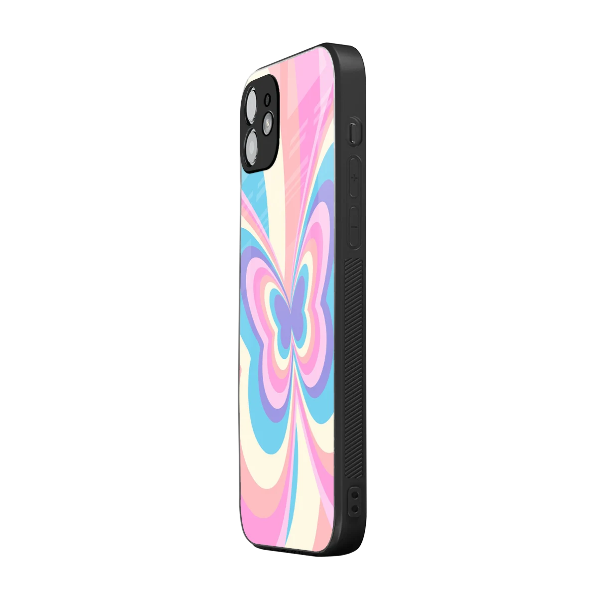 Y2K Vibrant Butterfly iphone 11 mobile cover | shockproof glass phone case